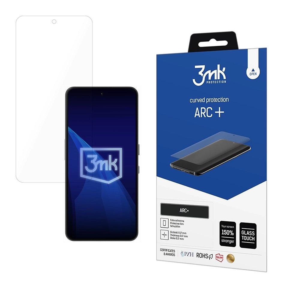 Προστατευτική Μεμβράνη Οθόνης 3MK ARC+ για Nothing Phone (3a) Lite, Πλαστική