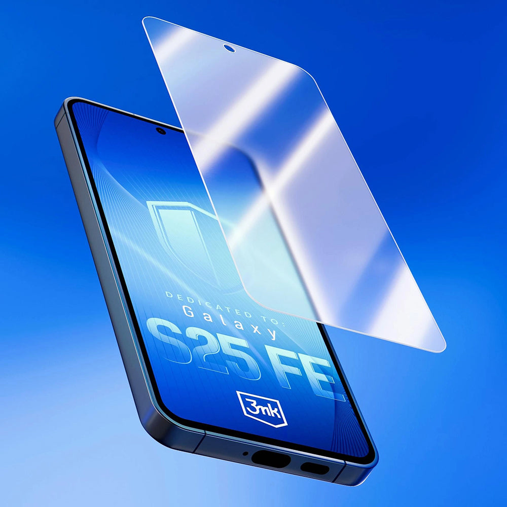 3MK FlexibleGlass Screen Protector for Samsung Galaxy S25 FE, Flexible Glass, Full Glue