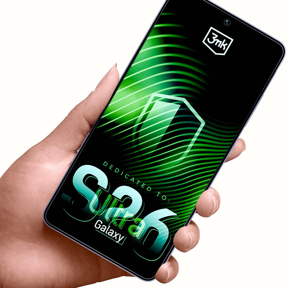Προστατευτική Μεμβράνη Οθόνης 3MK FlexibleGlass για Samsung Galaxy S26 Ultra S948, Εύκαμπτο Γυαλί, Πλήρης Κόλληση