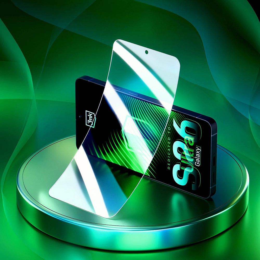 Προστατευτική Μεμβράνη Οθόνης 3MK FlexibleGlass για Samsung Galaxy S26 Ultra S948, Εύκαμπτο Γυαλί, Πλήρης Κόλληση