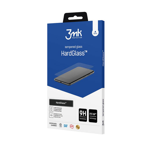Προστατευτική μεμβράνη οθόνης 3MK HardGlass για Samsung Galaxy A26 A266, Ασφαλισμένο γυαλί, Πλήρης κόλλα