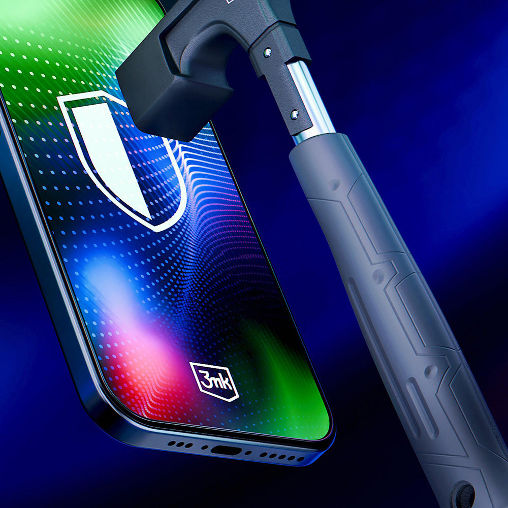 Προστατευτική Μεμβράνη Οθόνης 3MK Hardy Ultra για Apple iPhone 17 / 16 Pro, Ενισχυμένο Γυαλί, Full Glue, Μαύρη