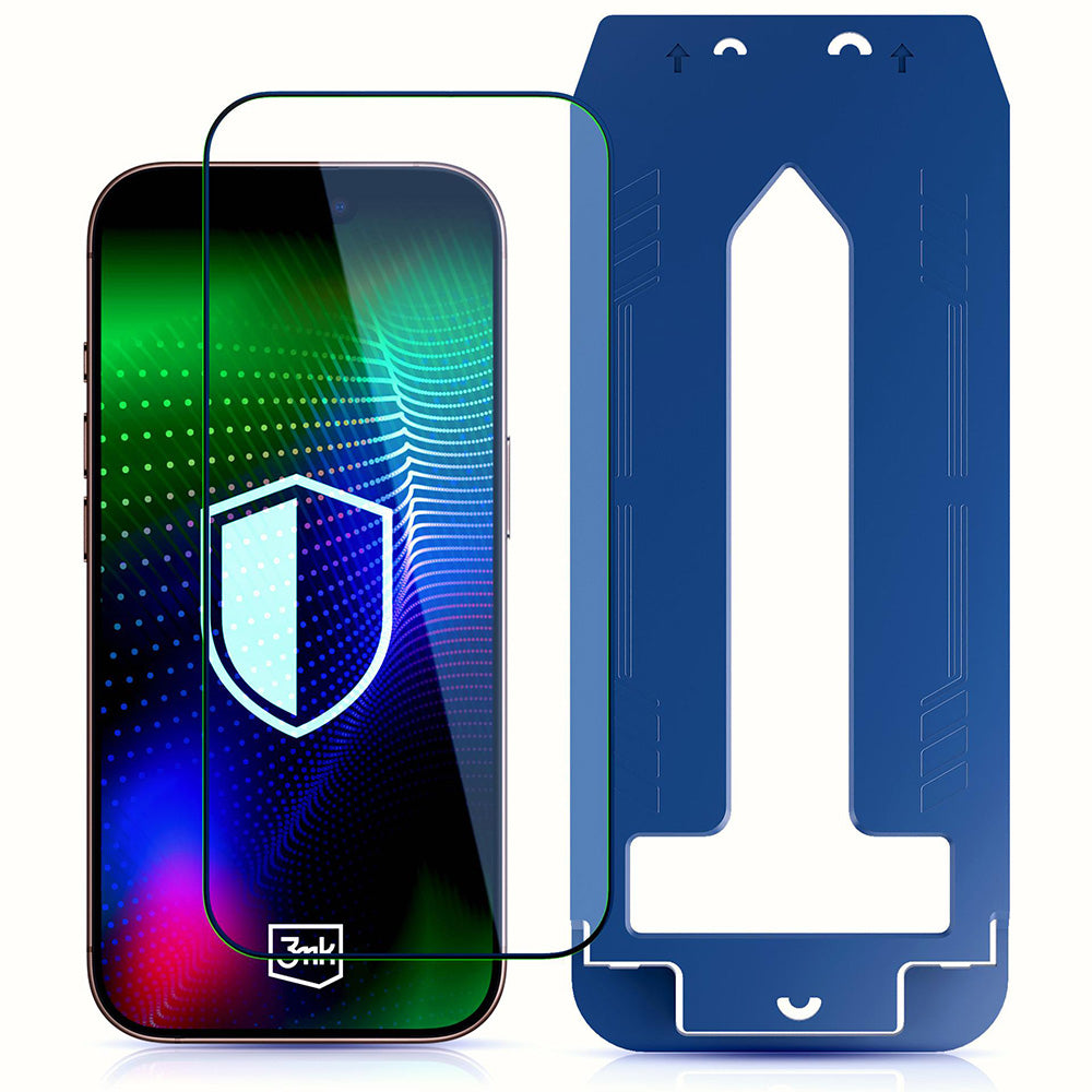 Προστατευτική Μεμβράνη Οθόνης 3MK Hardy Ultra για Apple iPhone 17 Pro, Ενισχυμένο Γυαλί, Full Glue, Μαύρη