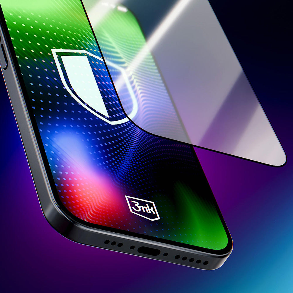 Προστατευτική Μεμβράνη Οθόνης 3MK Hardy Ultra για Apple iPhone 17 Pro, Ενισχυμένο Γυαλί, Full Glue, Μαύρη