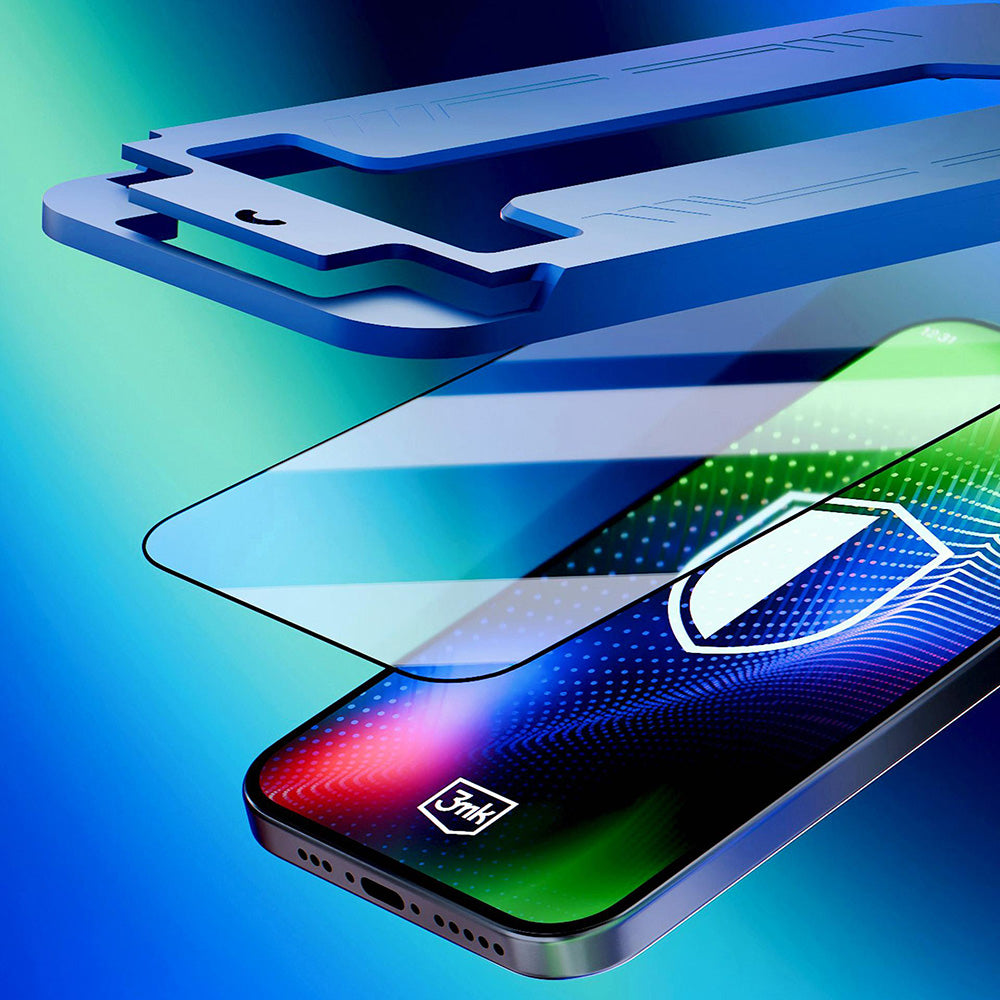 Προστατευτική Μεμβράνη Οθόνης 3MK Hardy Ultra για Apple iPhone 17 Pro, Ενισχυμένο Γυαλί, Full Glue, Μαύρη