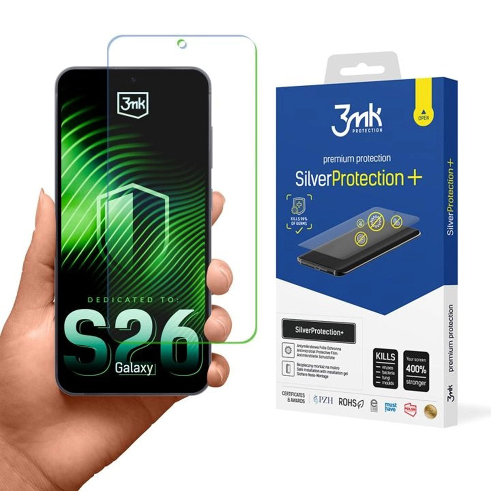 Προστατευτική Μεμβράνη Οθόνης 3MK Silver Protect+ για Samsung Galaxy S26 S942, Πλαστική