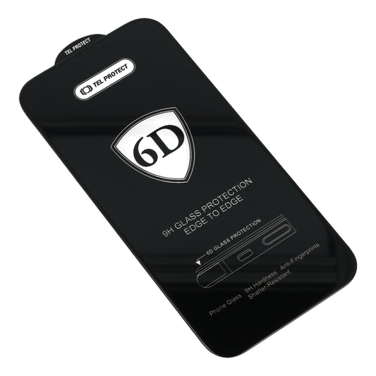 Προστατευτική μεμβράνη οθόνης OEM για Samsung Galaxy S26 S942, Ασφαλισμένο γυαλί, Πλήρης κόλλα, 6D, Μαύρο