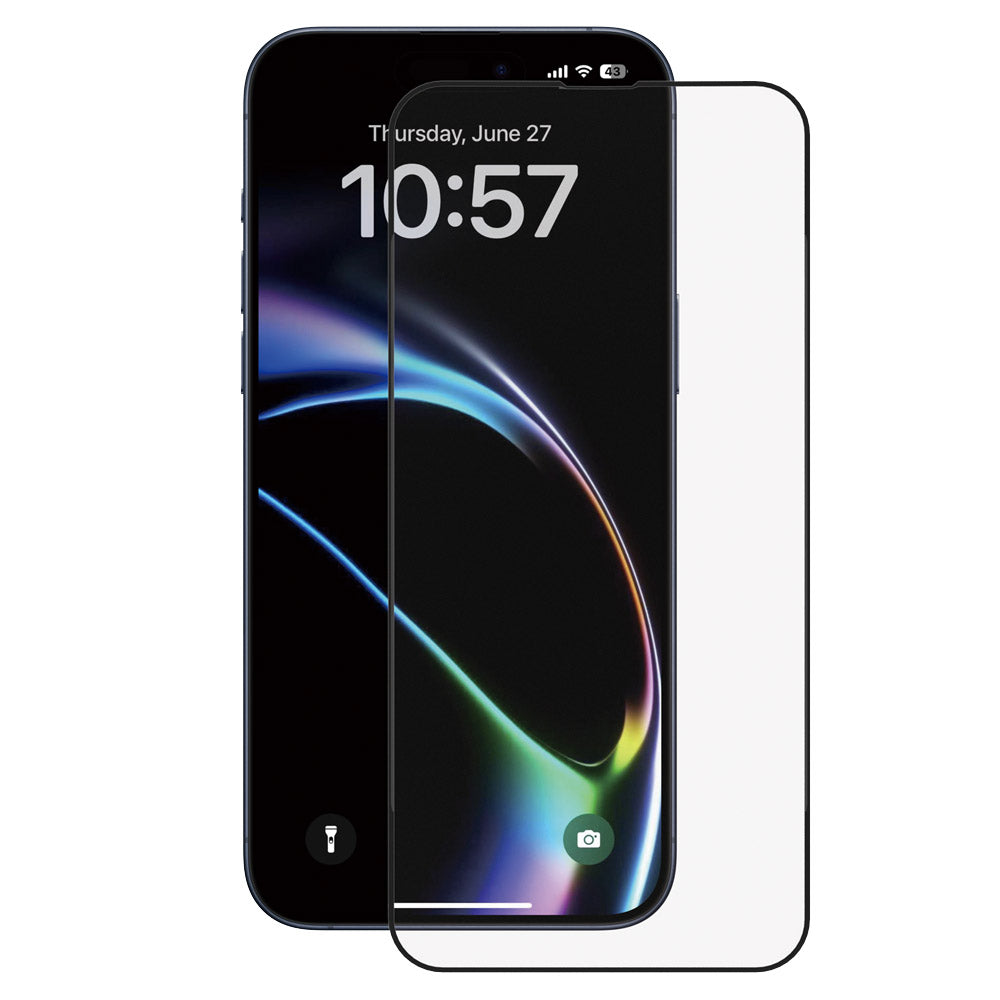 Προστατευτική Μεμβράνη Οθόνης Anank 5X Reinforced για Apple iPhone 17 Pro, Ενισχυμένο Γυαλί, Full Glue, 2.5D, Μαύρη