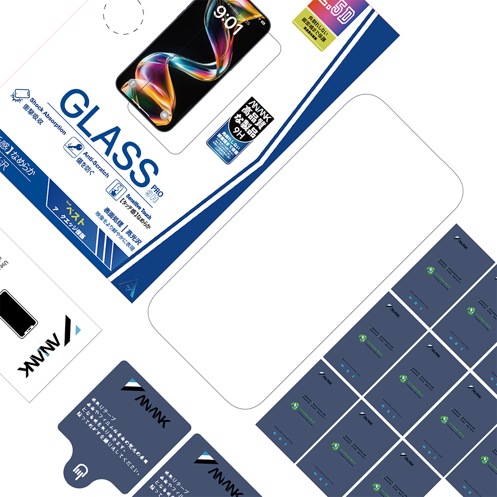 Προστατευτική Μεμβράνη Οθόνης Anank 5X Reinforced για Apple iPhone 17 Pro, Ενισχυμένο Γυαλί, Full Glue, 2.5D, Μαύρη