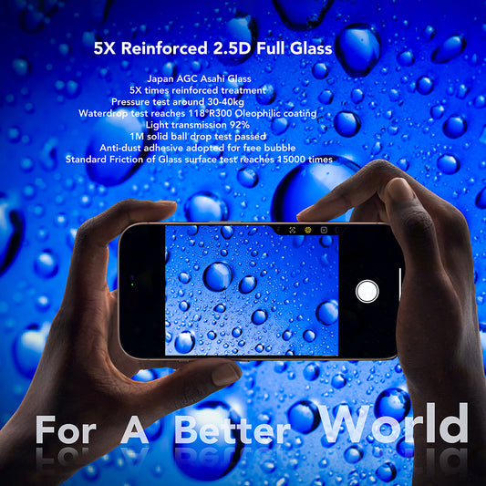 Προστατευτική Μεμβράνη Οθόνης Anank για Apple iPhone 17, Ενισχυμένο Γυαλί, Full Glue, 2.5D, Μαύρη