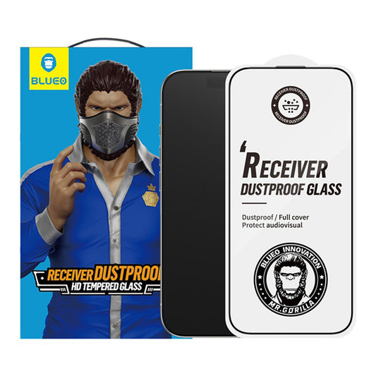 Προστατευτική Μεμβράνη Οθόνης Blueo Anti-Dust HD για Apple iPhone 17 Air, Ενισχυμένο Γυαλί, Full Glue, Μαύρη