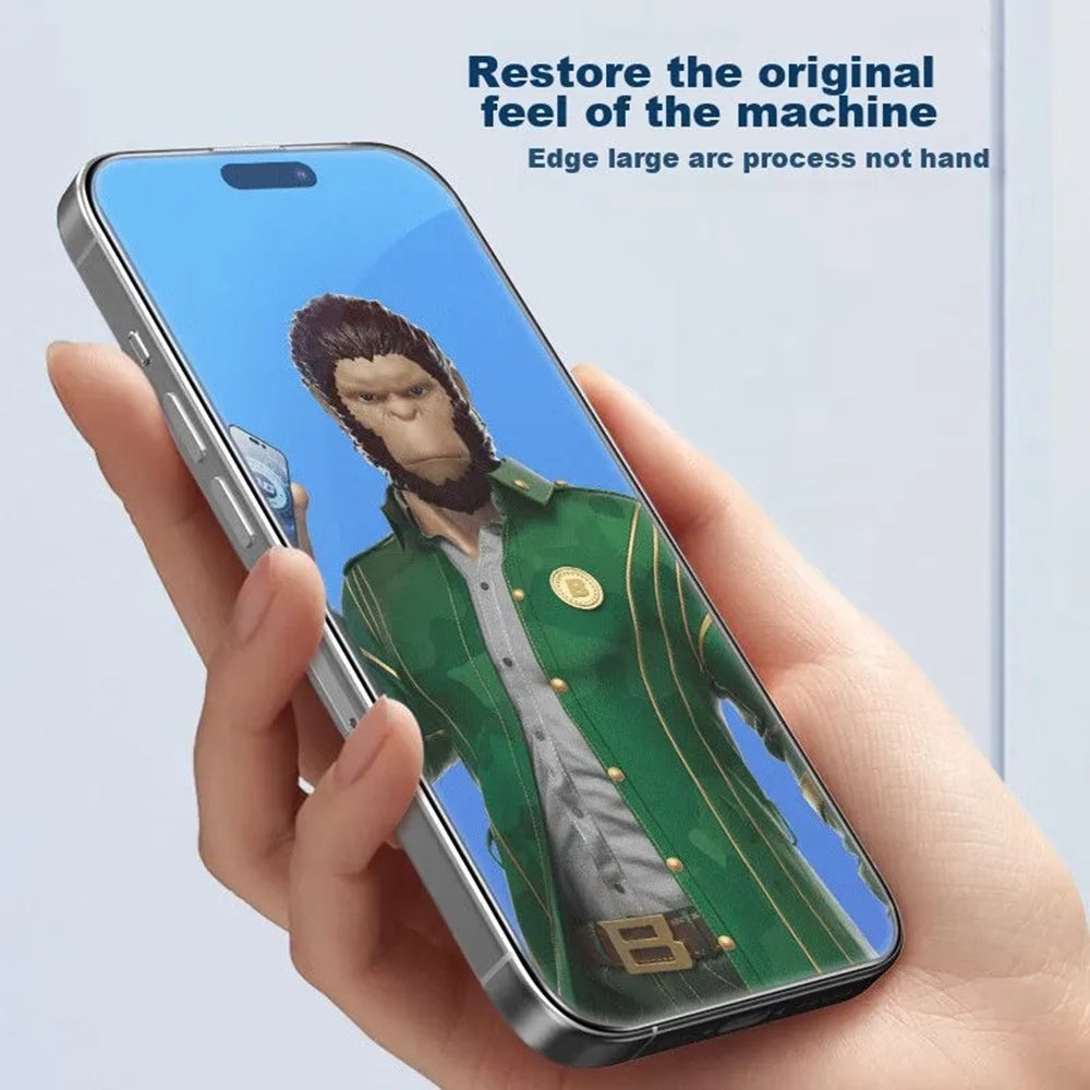 Προστατευτική μεμβράνη οθόνης Blueo Anti-Glare για Apple iPhone 11 Pro Max / XS Max, Ασφαλισμένο γυαλί, Πλήρης κόλλα, Μαύρο