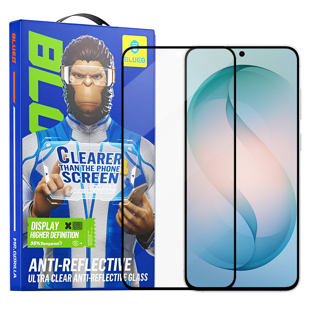 Προστατευτική Μεμβράνη Οθόνης Blueo Anti-Reflective HD για Samsung Galaxy S26 Plus S947, Ενισχυμένο Γυαλί, Full Glue, Μαύρη