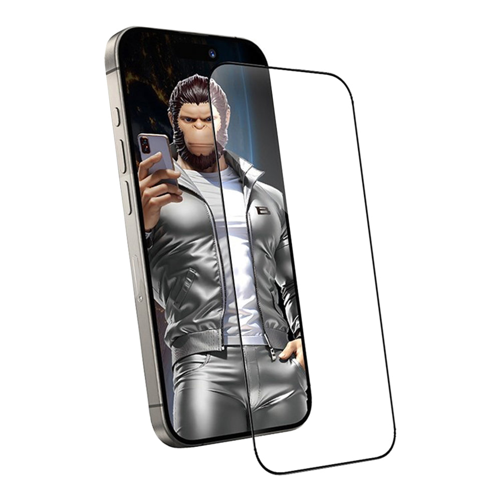 Προστατευτική μεμβράνη οθόνης Blueo Anti-Static HD για Apple iPhone 12 Pro Max, ασφαλισμένο γυαλί, πλήρης κόλλα, μαύρο