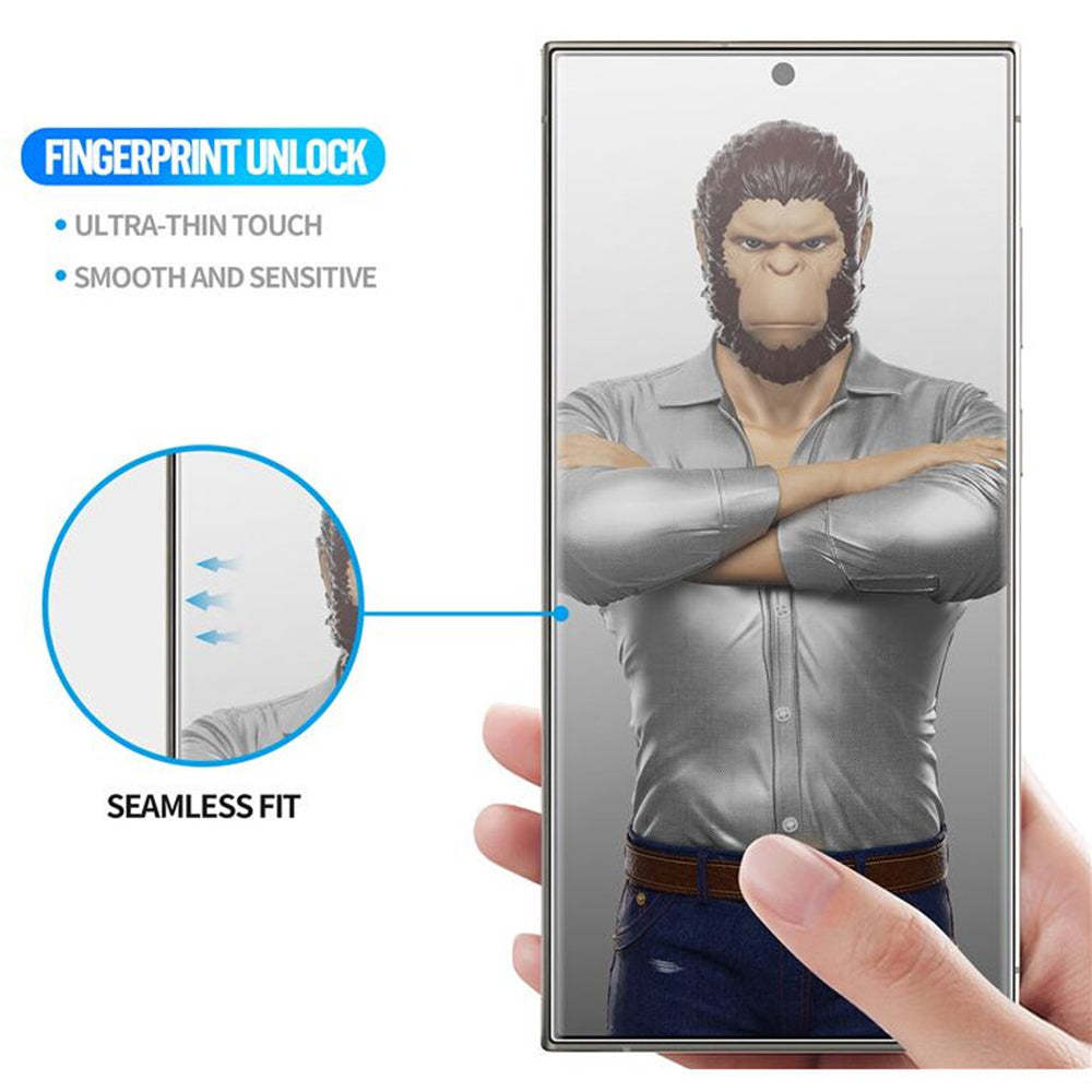 Προστατευτική μεμβράνη οθόνης Blueo HD Applicator Pro για Apple iPhone 16 Pro Max, ασφαλισμένο γυαλί, πλήρης κόλλα, 3D, μαύρο
