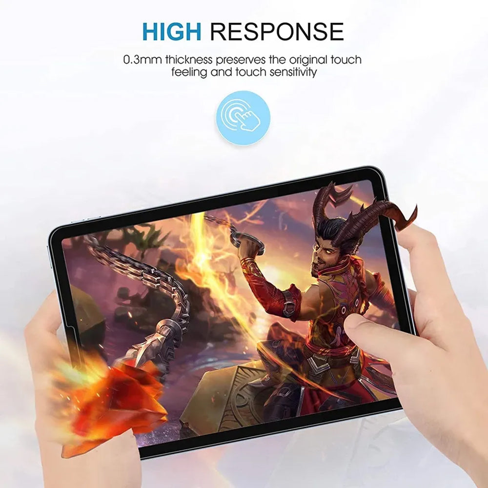 Προστατευτική μεμβράνη οθόνης Clear Lito Classic για Apple iPad (2025) / (2022), Ασφαλισμένο γυαλί, Full Glue, 2.5D
