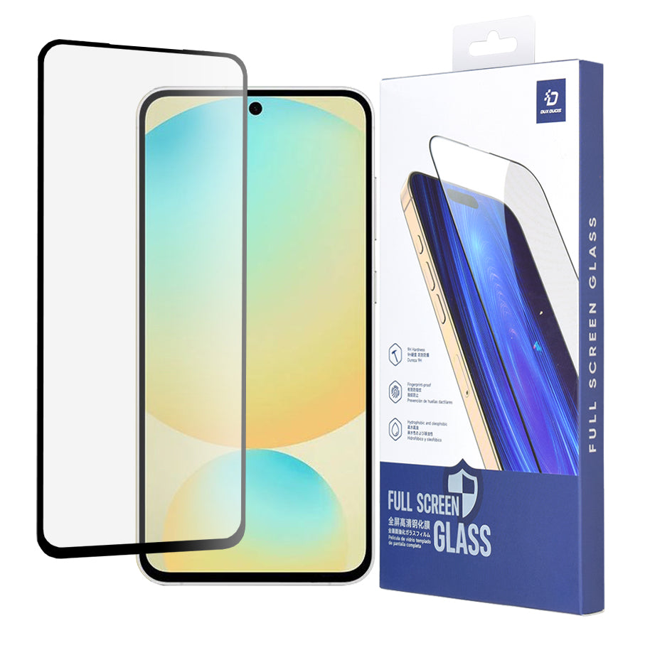 Προστατευτική μεμβράνη οθόνης DUX DUCIS για Samsung Galaxy S24 FE S721, ασφαλισμένο γυαλί, κόλλα άκρων, μαύρο