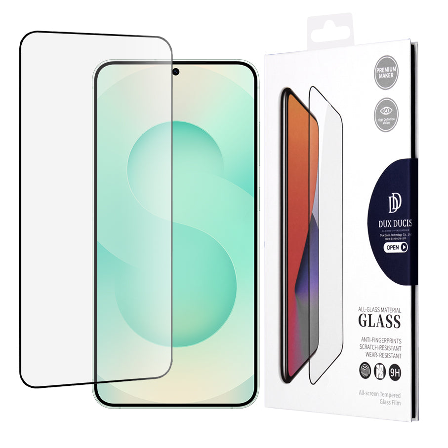 Προστατευτική μεμβράνη οθόνης DUX DUCIS για Samsung Galaxy S25+ S936, Ασφαλισμένο γυαλί, Edge Glue, Μαύρο