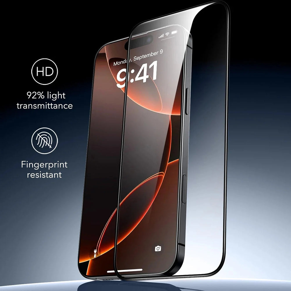 Προστατευτική Μεμβράνη Οθόνης ESR Armorite UltraFit για Apple iPhone 17 Air, Ενισχυμένο Γυαλί, Full Glue, Σετ 3 τεμαχίων, Μαύρη
