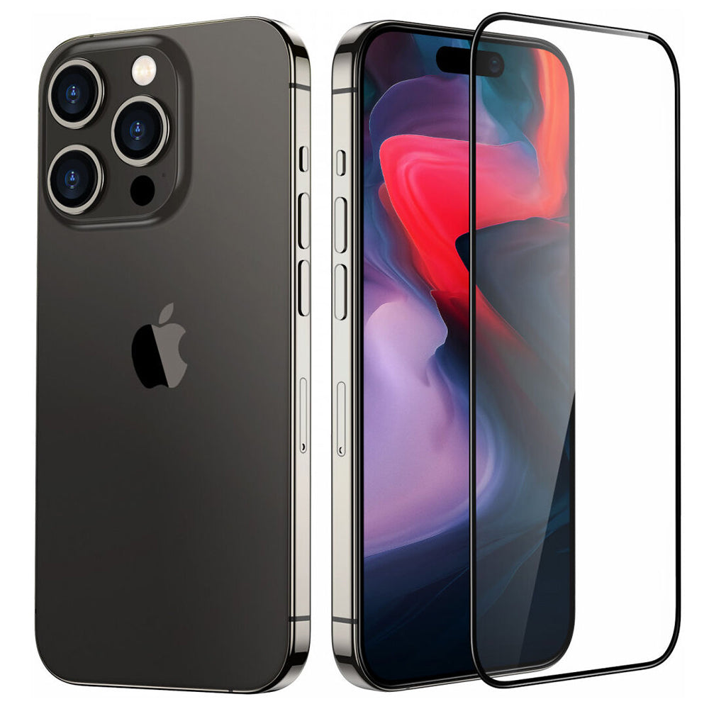 Προστατευτική μεμβράνη οθόνης ESR Armorite UltraFit για Apple iPhone 18 Pro, ασφαλισμένο γυαλί, πλήρης κόλλα, σετ 3 τεμαχίων, μαύρο