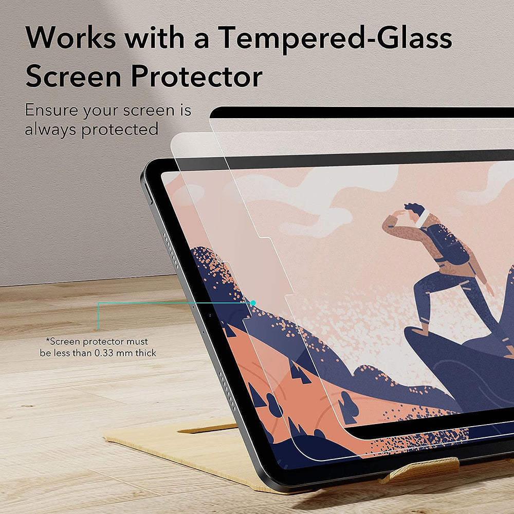 Προστατευτική Μεμβράνη Οθόνης ESR Paper Feel Magnetic για Apple iPad Air 11 (2025) / Air 11 (2024), Πλαστική