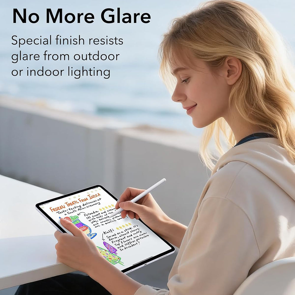 Προστατευτική μεμβράνη οθόνης ESR Paper Feel UltraFit για Apple iPad Air 13 (2026) / Air 13 (2025) / Air 13 (2024), Πλαστικό, Σετ 2 τεμαχίων