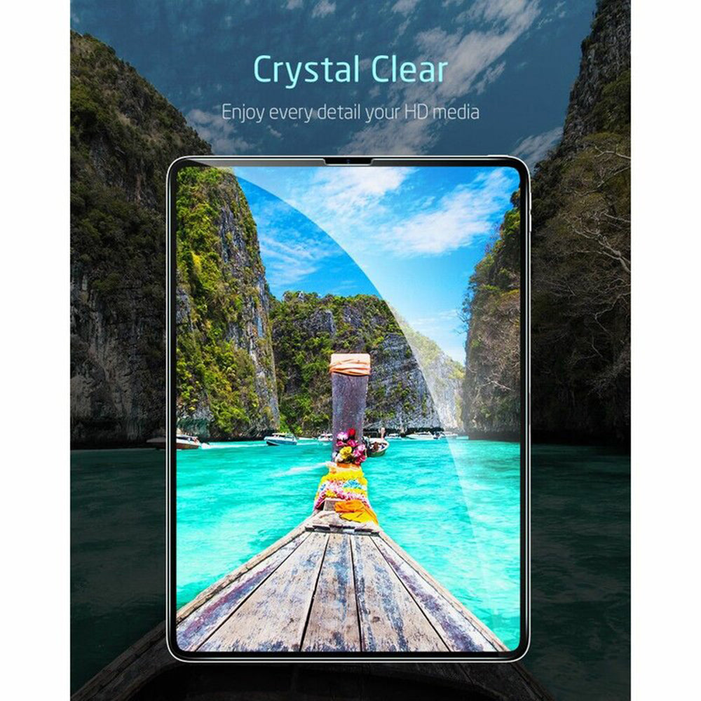 Προστατευτική Μεμβράνη Οθόνης ESR για Apple iPad Pro 12.9 (2022) / Pro 12.9 (2021) / Pro 12.9 (2020), Ενισχυμένο Γυαλί, Πλήρης Κόλληση, Σετ 2 τεμαχίων