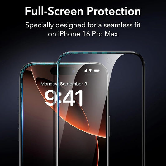 Προστατευτική Μεμβράνη Οθόνης ESR για Apple iPhone 17 Air, Ενισχυμένο Γυαλί, Full Glue, Σετ 3 τεμαχίων