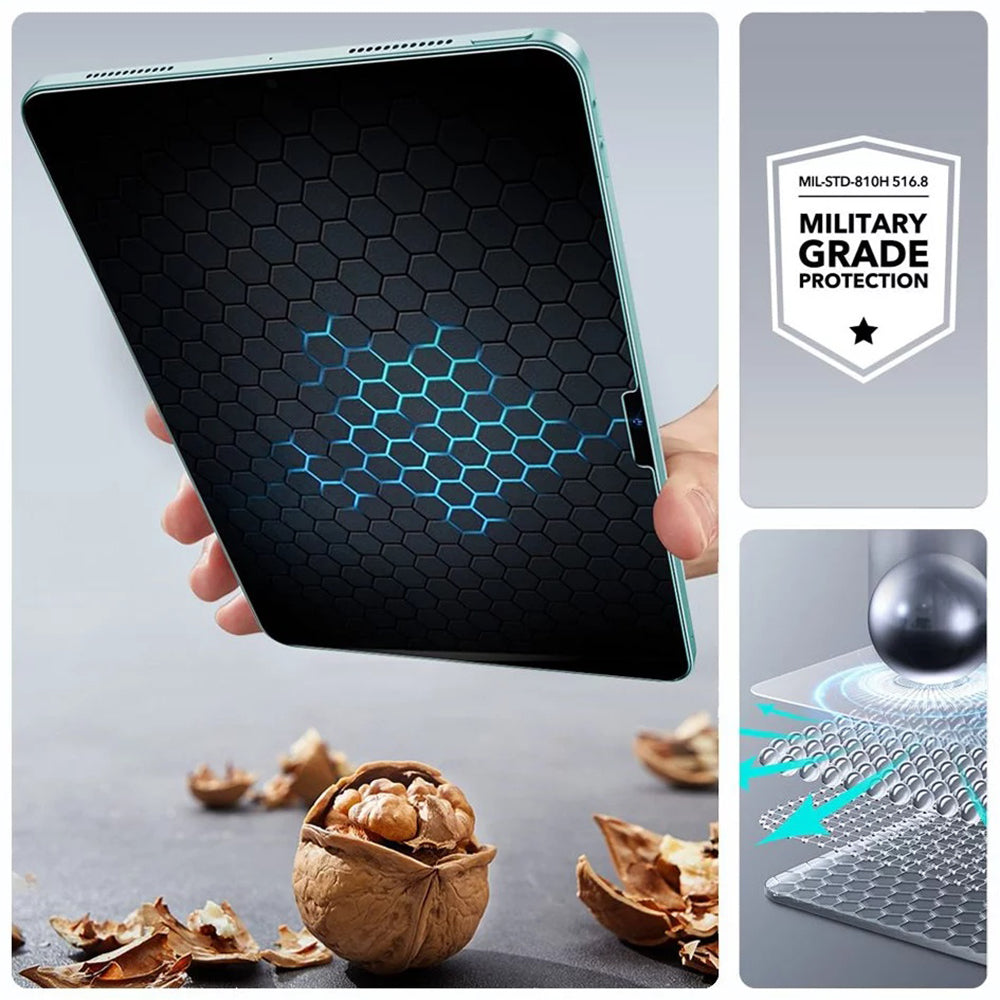 Προστατευτική μεμβράνη οθόνης ESR UltraFit για Apple iPad Air 11 (2026) / Air 11 (2025), Ασφαλισμένο γυαλί, Πλήρης κόλλα, Σετ 2 τεμαχίων