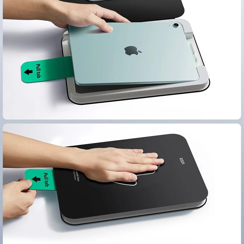 Προστατευτική μεμβράνη οθόνης ESR UltraFit για Apple iPad Air 11 (2026) / Air 11 (2025), Ασφαλισμένο γυαλί, Πλήρης κόλλα, Σετ 2 τεμαχίων