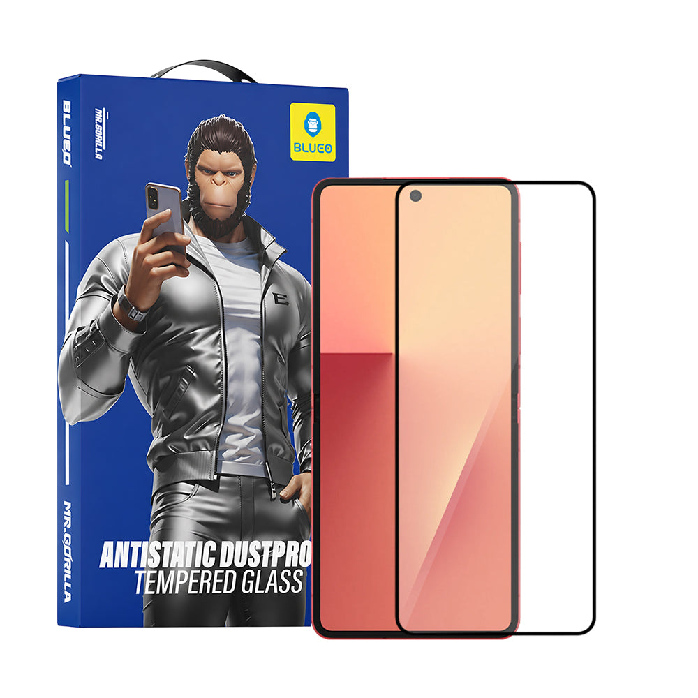 Εξωτερική Προστατευτική Μεμβράνη Οθόνης Blueo HD για Samsung Galaxy Z Flip8 F776 / Z Flip7 F766, Ασφαλισμένο Γυαλί, Πλήρης Κόλλα, 2.5D, Μαύρο