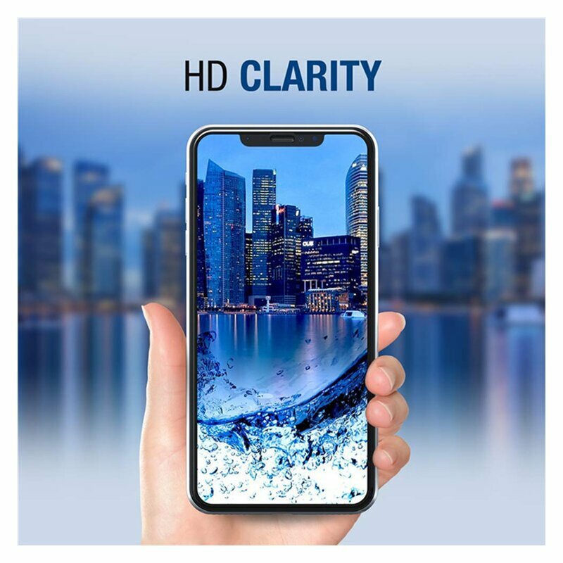 Προστατευτική μεμβράνη οθόνης Lito HD Pro Clear για Samsung Galaxy A36 A366, Ασφαλισμένο γυαλί, Πλήρης κόλλα, Μαύρο