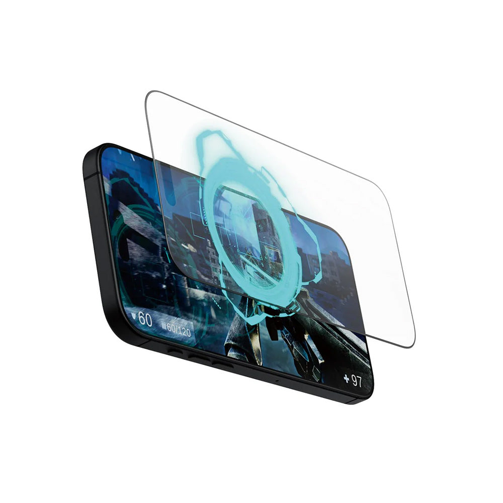 Προστατευτική Μεμβράνη Οθόνης Matte PanzerGlass Ultra-Wide Fit Gaming για Apple iPhone 16 Pro Max, Ενισχυμένο Γυαλί, Full Glue, Μαύρη