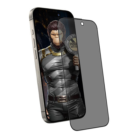 Προστατευτική μεμβράνη οθόνης Matte Privacy Blueo Anti-Peep για Apple iPhone 14 Pro Max, Ασφαλισμένο γυαλί, Πλήρης κόλλα