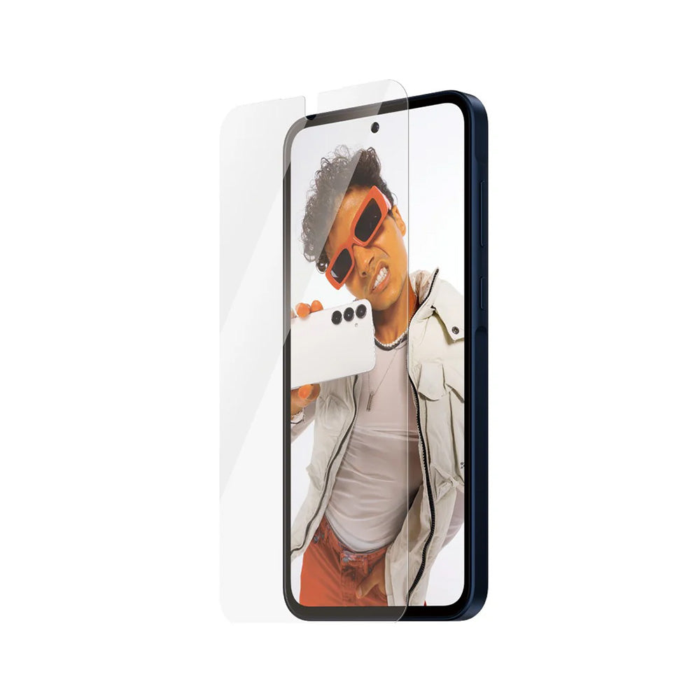 Προστατευτική Μεμβράνη Οθόνης PanzerGlass Safe. Ultra-Wide Fit EasyAligner για Samsung Galaxy A36 A366, Ενισχυμένο Γυαλί, Full Glue