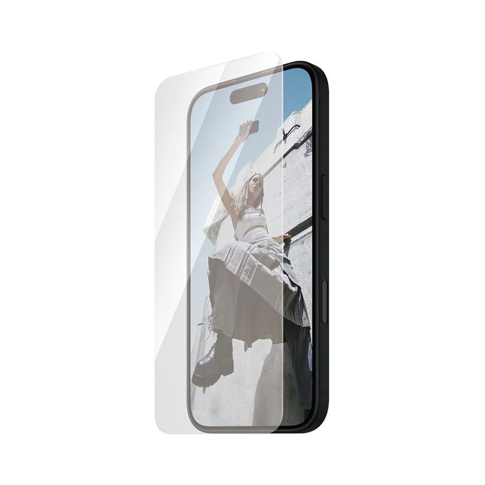 Προστατευτική Μεμβράνη Οθόνης PanzerGlass Safe. Ultra-Wide Fit για Apple iPhone 16 / 15, Ενισχυμένο Γυαλί, Full Glue