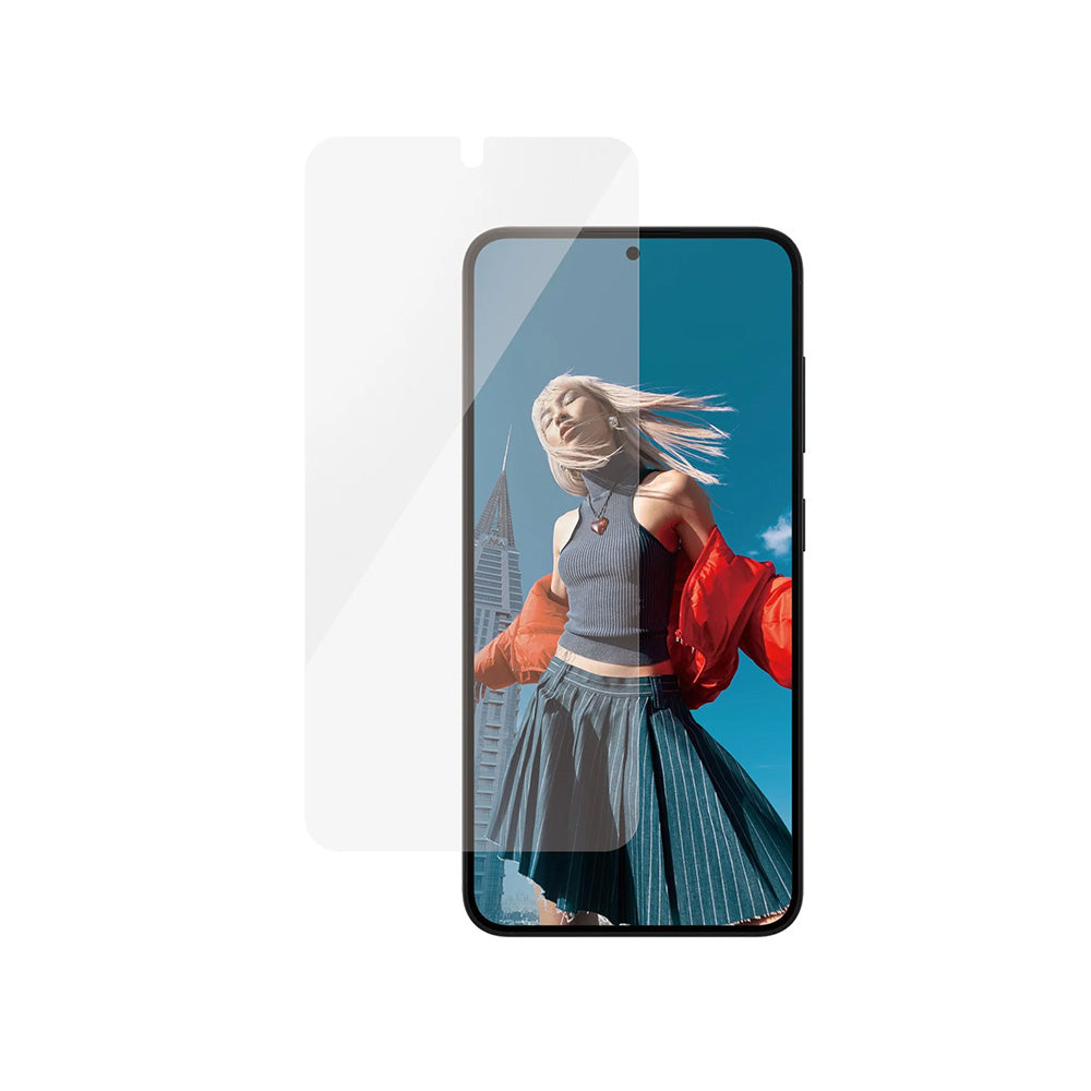 Προστατευτική Μεμβράνη Οθόνης PanzerGlass Ultra-Wide Ceramic EasyAligner για Samsung Galaxy S25 S931 / S24 S921, Ενισχυμένο Γυαλί, Πλήρης Κόλληση