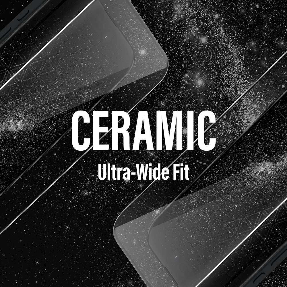 Προστατευτική Μεμβράνη Οθόνης PanzerGlass Ultra-Wide Ceramic EasyAligner για Samsung Galaxy S25 Ultra S938, Ενισχυμένο Γυαλί, Πλήρης Κόλληση