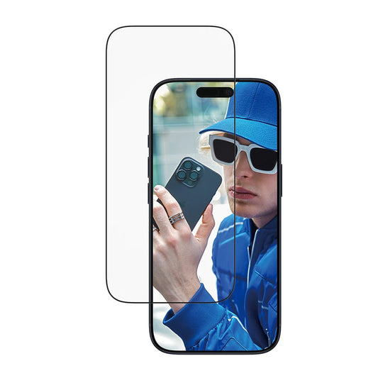Προστατευτική Μεμβράνη Οθόνης PanzerGlass Ultra-Wide Fit EasyAligner για Apple iPhone 17 Pro, Ενισχυμένο Γυαλί, Full Glue, Μαύρη