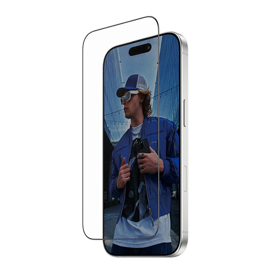 Προστατευτική Μεμβράνη Οθόνης PanzerGlass Ultra-Wide Fit Fastfit για Apple iPhone 17 / 16 Pro, Ενισχυμένο Γυαλί, Πλήρης Κόλληση, Μαύρη