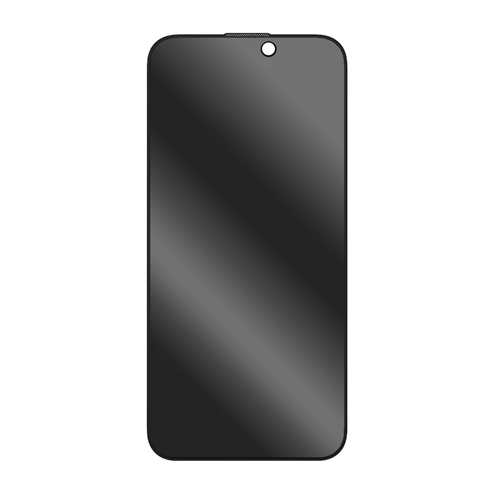 Προστατευτική μεμβράνη οθόνης Privacy Blueo Anti-Peep για Apple iPhone 16 / 15, Ασφαλισμένο γυαλί, Πλήρης κόλλα