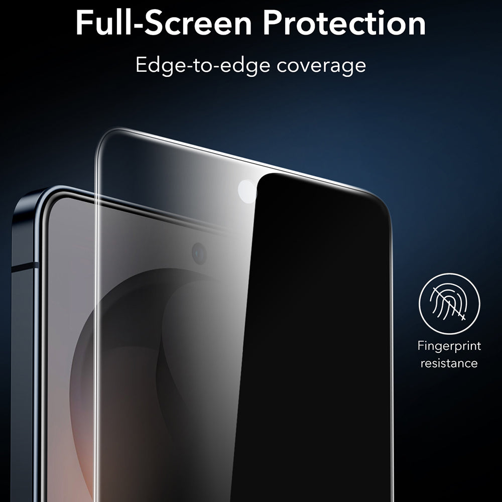 Προστατευτική Μεμβράνη Οθόνης Privacy ESR Armorite για Samsung Galaxy S26 Ultra S948, Ενισχυμένο Γυαλί, Full Glue