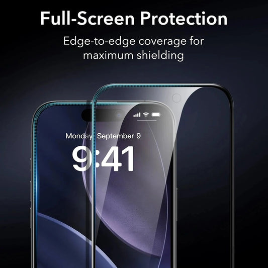 Προστατευτική Μεμβράνη Οθόνης Privacy ESR Armorite UltraFit για Apple iPhone 17 Air, Ενισχυμένο Γυαλί, Full Glue, Σετ 3 τεμαχίων