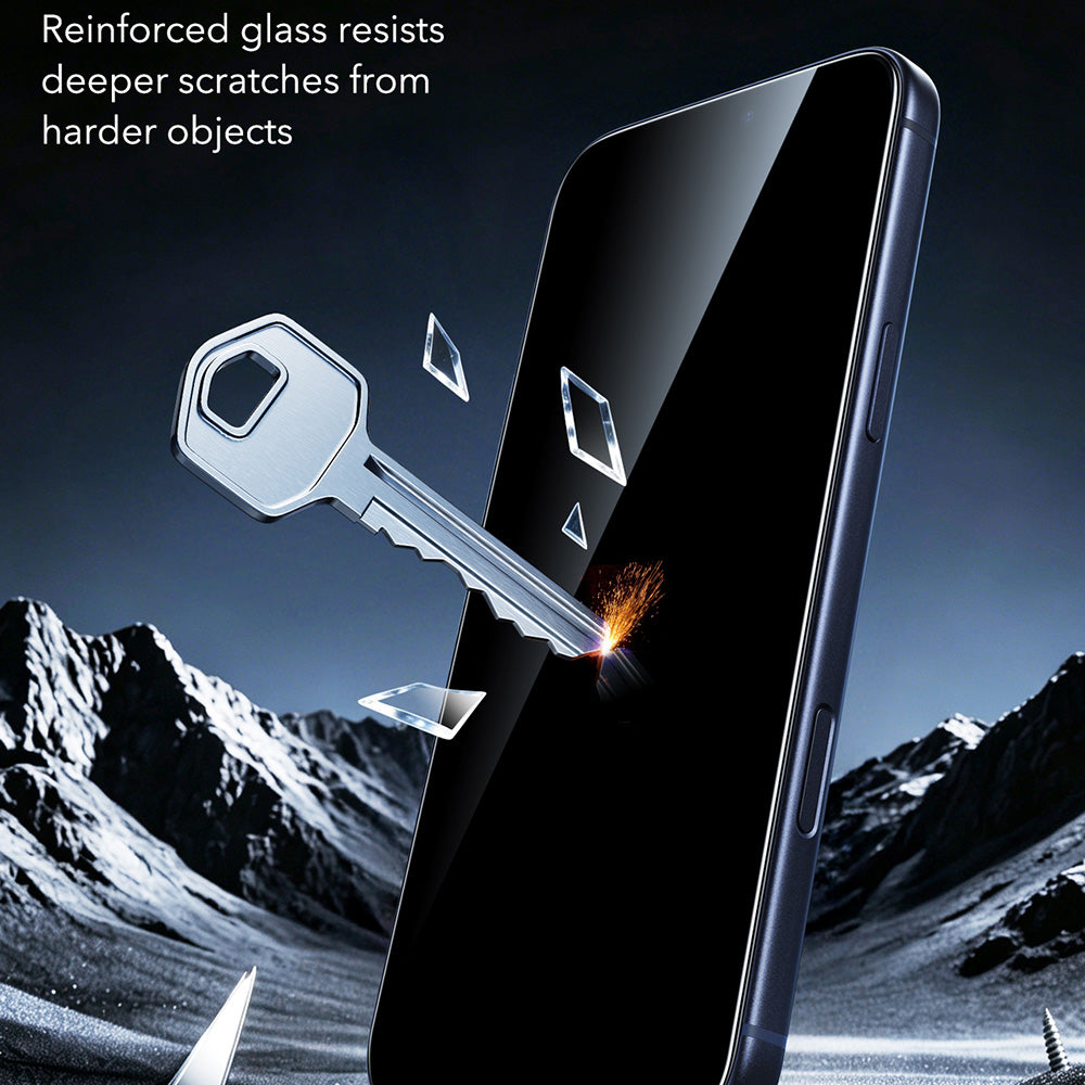 Προστατευτική μεμβράνη οθόνης Privacy ESR Armorite UltraFit για Apple iPhone 18 Pro Max, Ασφαλισμένο γυαλί, Πλήρης κόλλα, Σετ 2 τεμαχίων