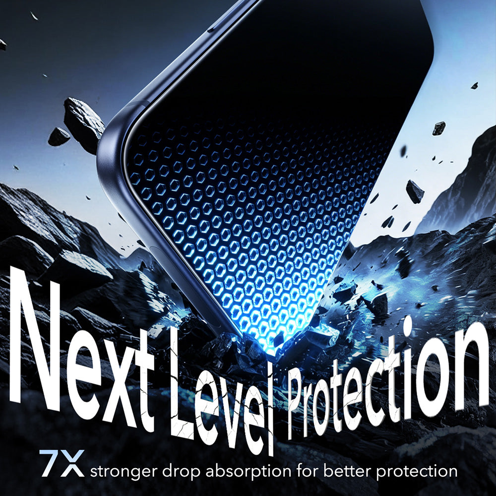 Προστατευτική μεμβράνη οθόνης Privacy ESR Armorite UltraFit για Apple iPhone 18 Pro Max, Ασφαλισμένο γυαλί, Πλήρης κόλλα, Σετ 2 τεμαχίων