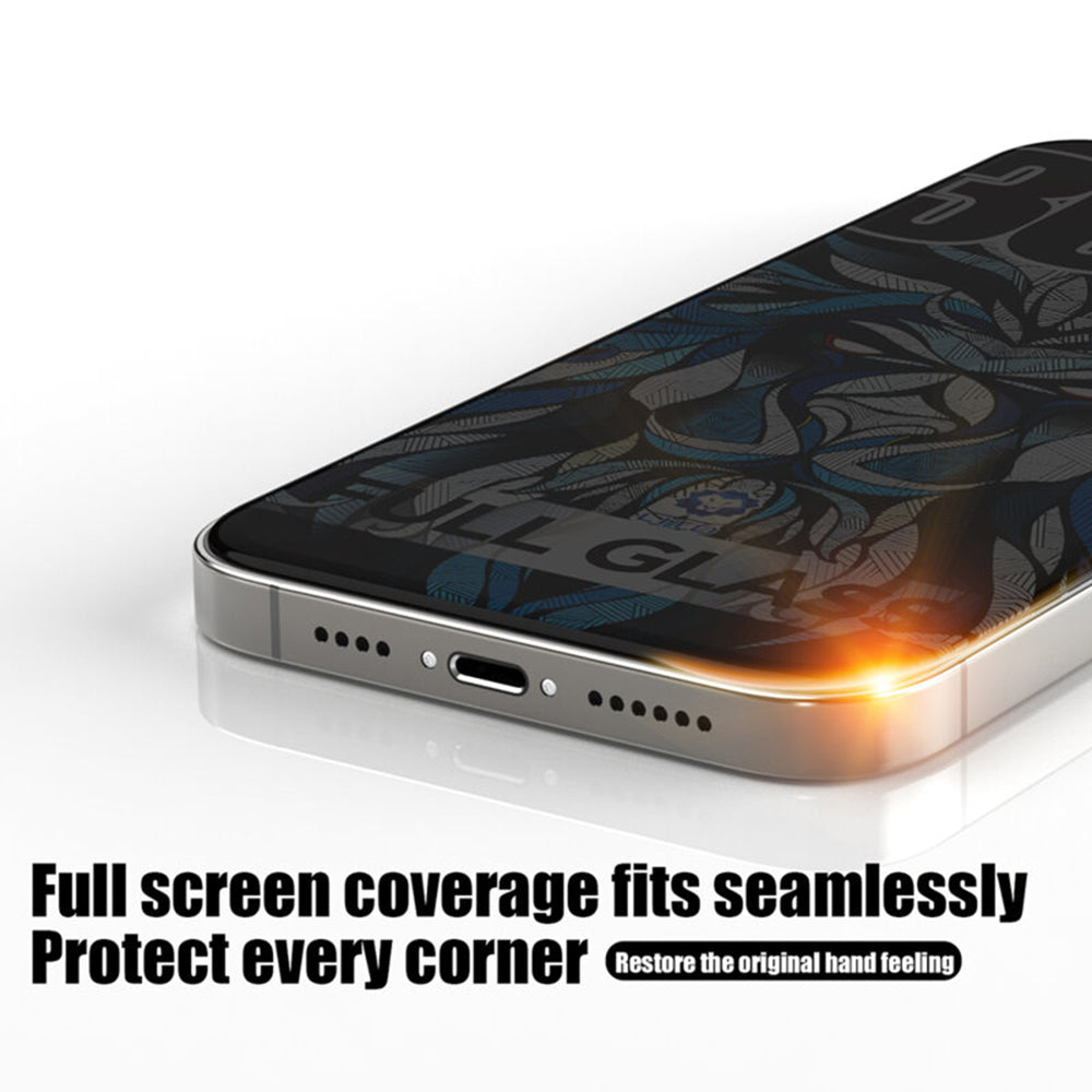 Προστατευτική Μεμβράνη Οθόνης Privacy Lito D+ Max 300C για Apple iPhone 17 Pro Max, Ενισχυμένο Γυαλί, Full Glue