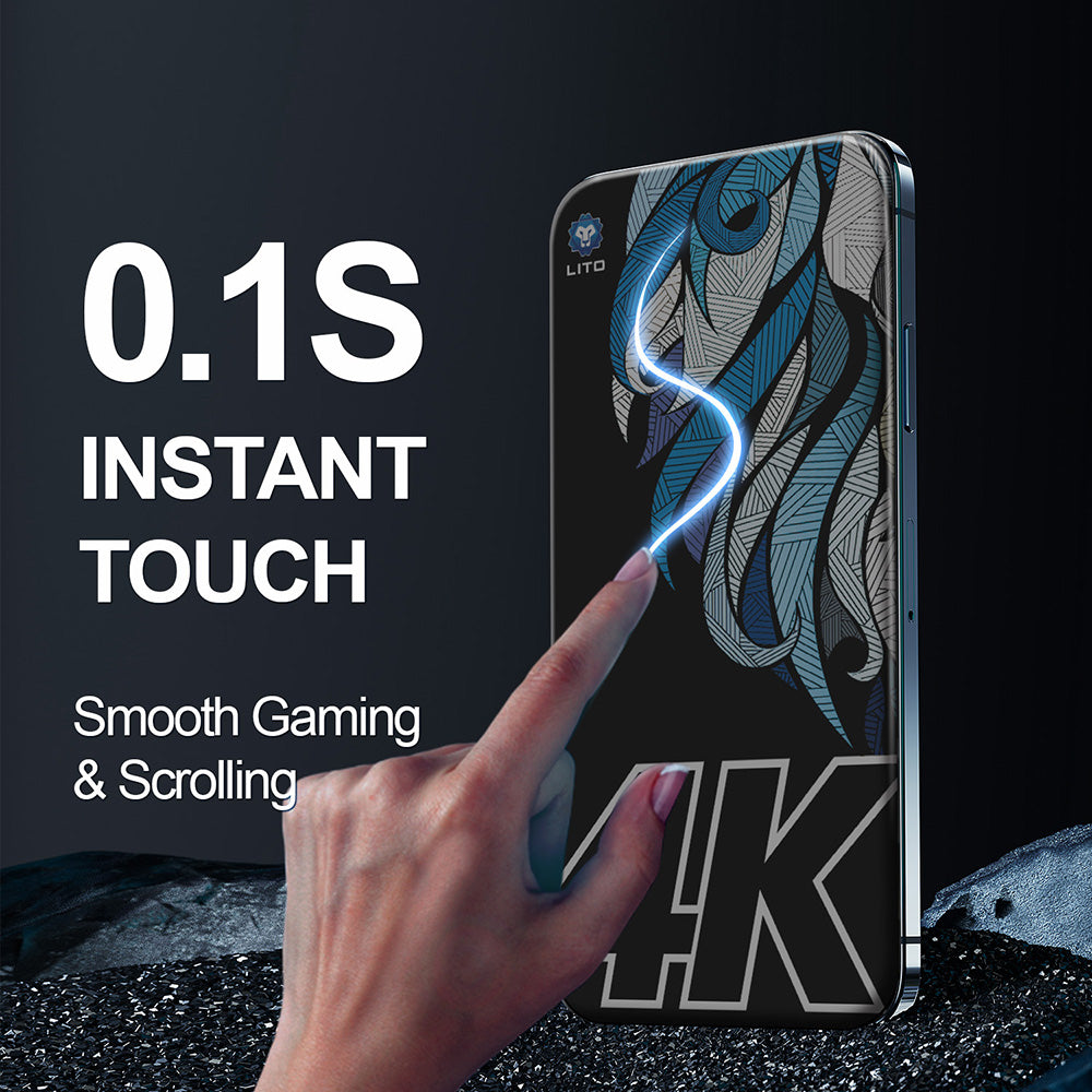 Προστατευτική Μεμβράνη Οθόνης Privacy Lito D+ Max 4K για Apple iPhone 17 Air, Ενισχυμένο Γυαλί, Full Glue