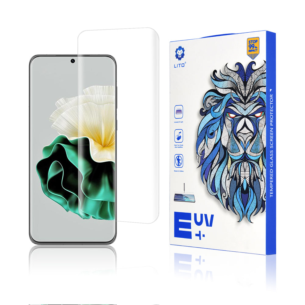 Προστατευτική Μεμβράνη Οθόνης Lito για Huawei P60 / P60 Pro, Θωρακισμένο Γυαλί, UV Glue, 3D