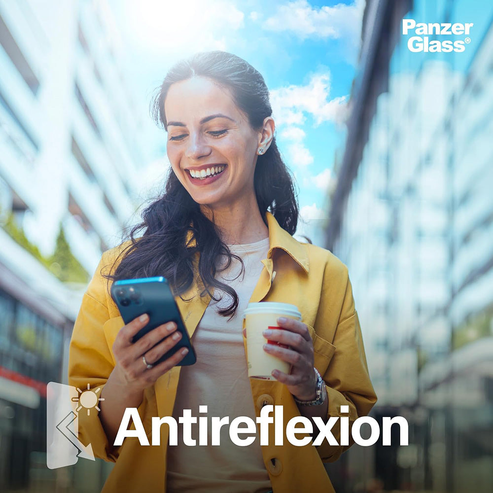 Προστατευτική Μεμβράνη Οθόνης Privacy PanzerGlass Ultra-Wide Fit EasyAligner για Apple iPhone 16 Pro, Ενισχυμένο Γυαλί, Full Glue