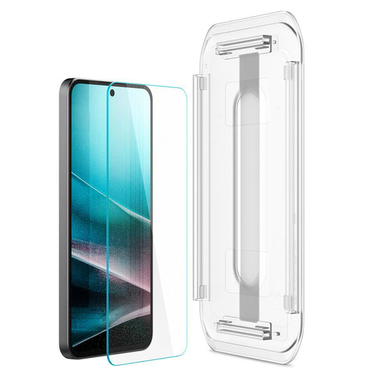 Προστατευτική μεμβράνη οθόνης Spigen GlastR EZ FIT για Samsung Galaxy A36 A366, Ασφαλισμένο γυαλί, Πλήρης κόλλα, Σετ 2 τεμαχίων AGL09202